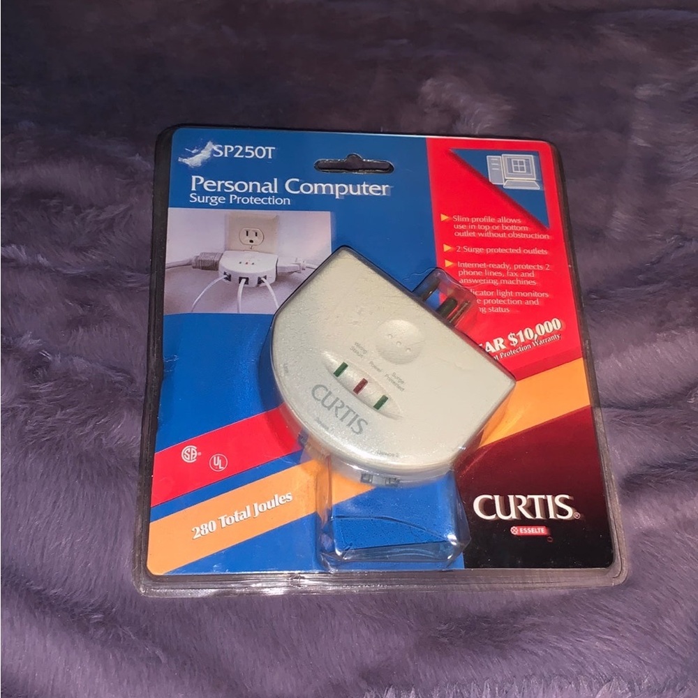 Vintage Curtis Personal Computer Surge Protection (SP250T)